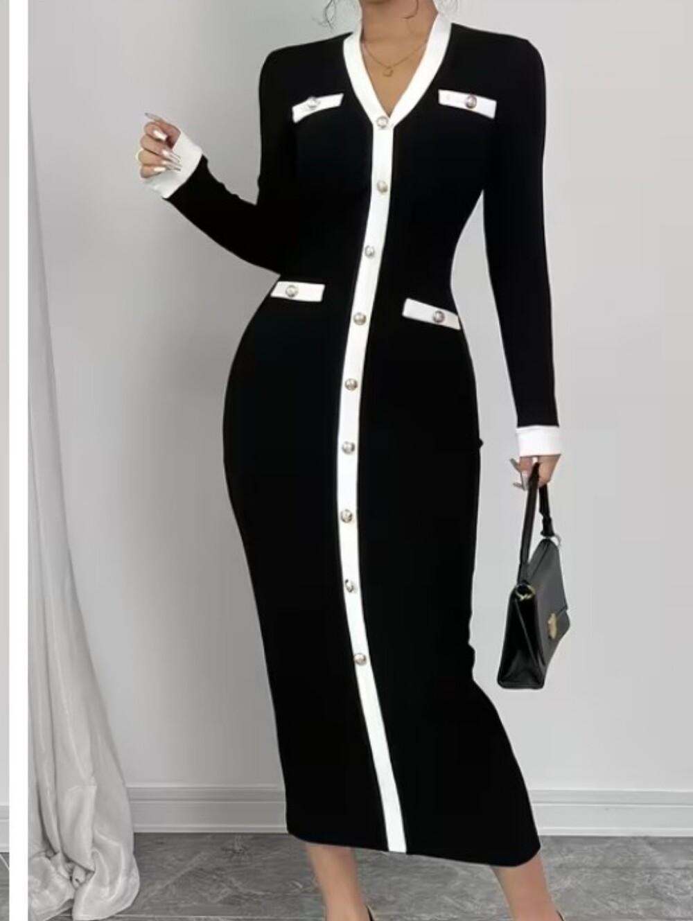 Black & White Dress (XL) NEW - Picture 5 of 5
